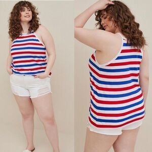 NWT TORRID HERITAGE SLUB HIGH NECK TANK SIZE 3XL
